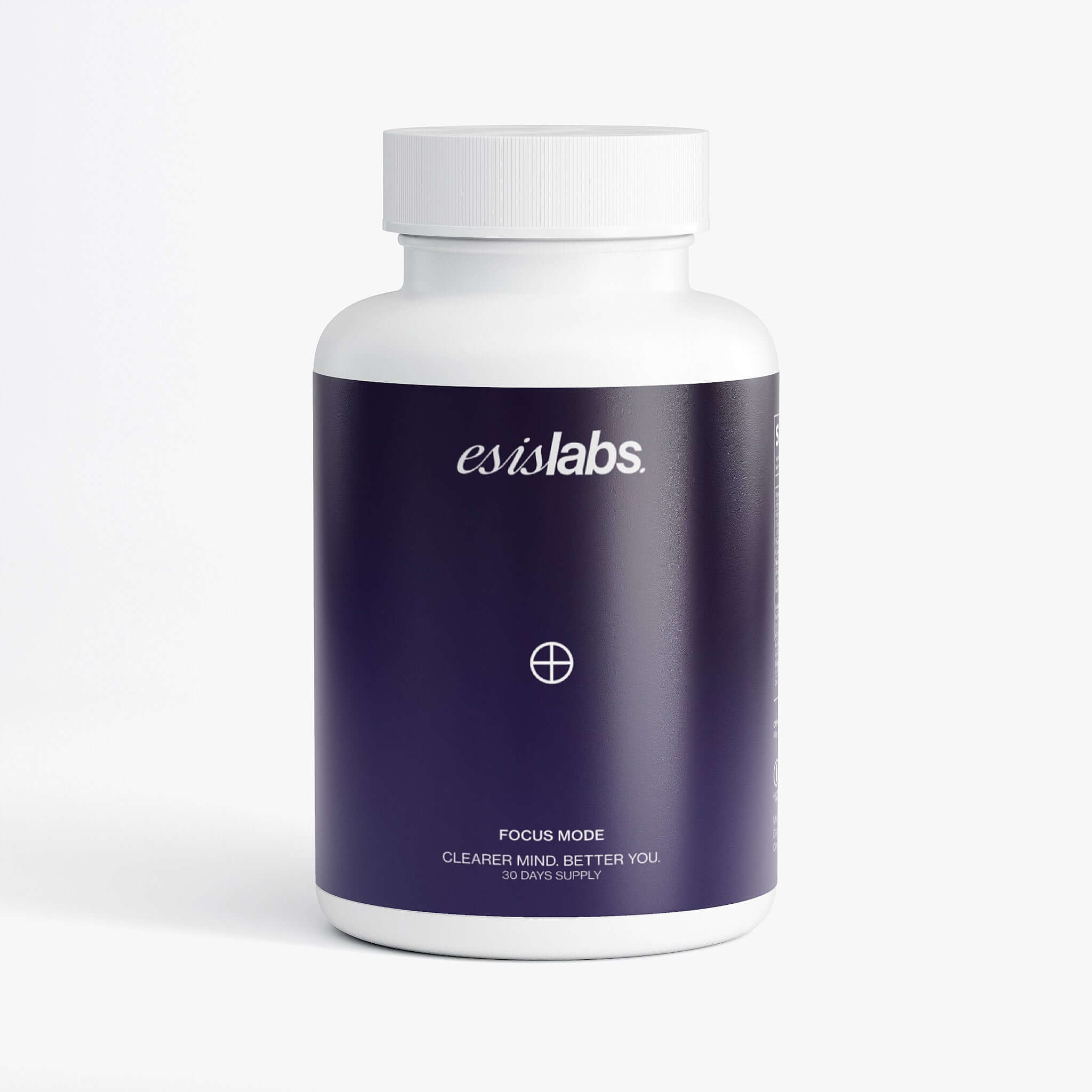 ESISLABS Focus Mode premium supplement bottle featuring a clean, minimal design and gradient label.