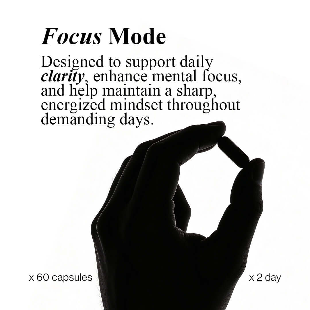 ESISLABS Focus Mode capsules in sleek design for daily cognitive support and mental clarity.