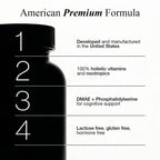 ESISLABS Focus Mode premium supplement bottle, minimalist design, made in USA, holistic ingredients.