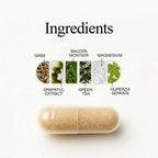 ESISLABS Focus Mode ingredients capsule highlighting GABA, Bacopa Monnieri, magnesium, and herbal extracts in premium packaging.